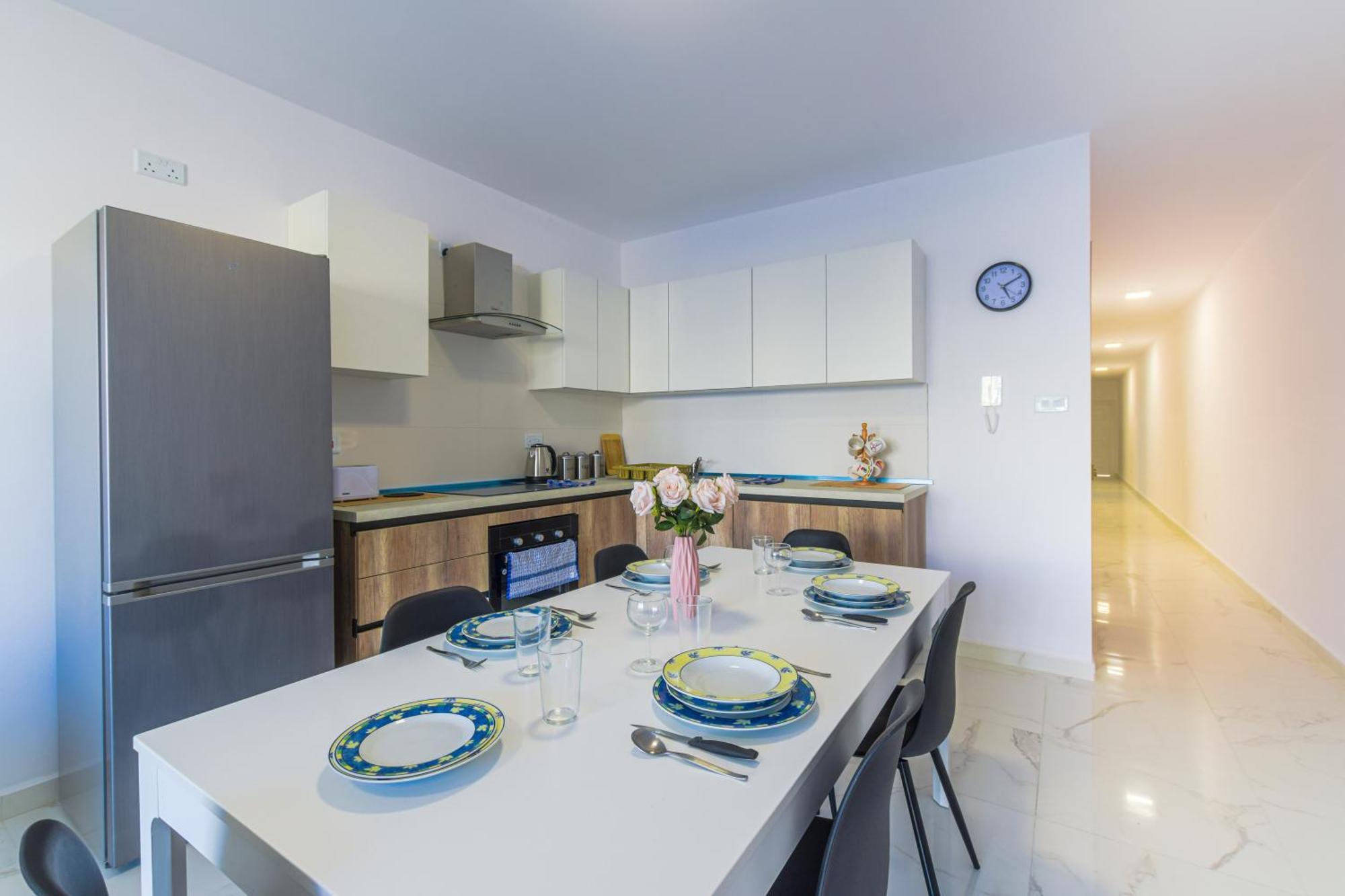 Spacious Brand New Apartment 3 Bdr 2Bth Bugibba San Pawl il-Baħar Kültér fotó