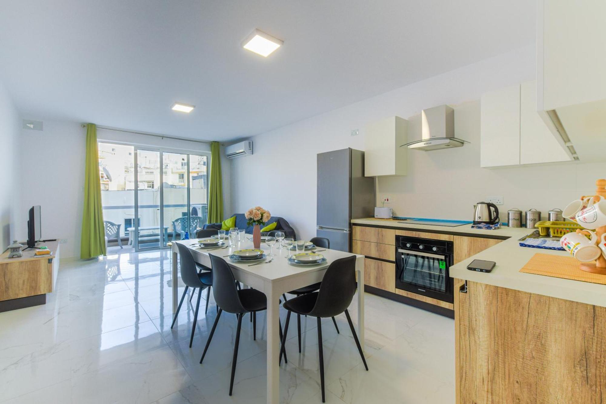 Spacious Brand New Apartment 3 Bdr 2Bth Bugibba San Pawl il-Baħar Kültér fotó